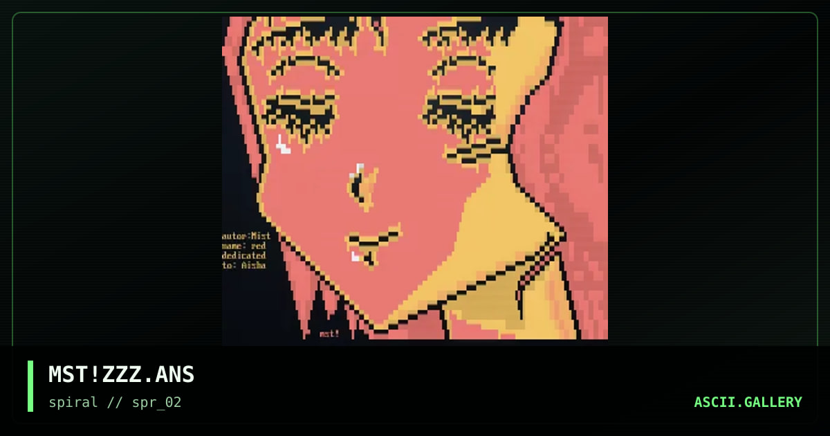 MST!ZZZ.ANS, by mist, 2001