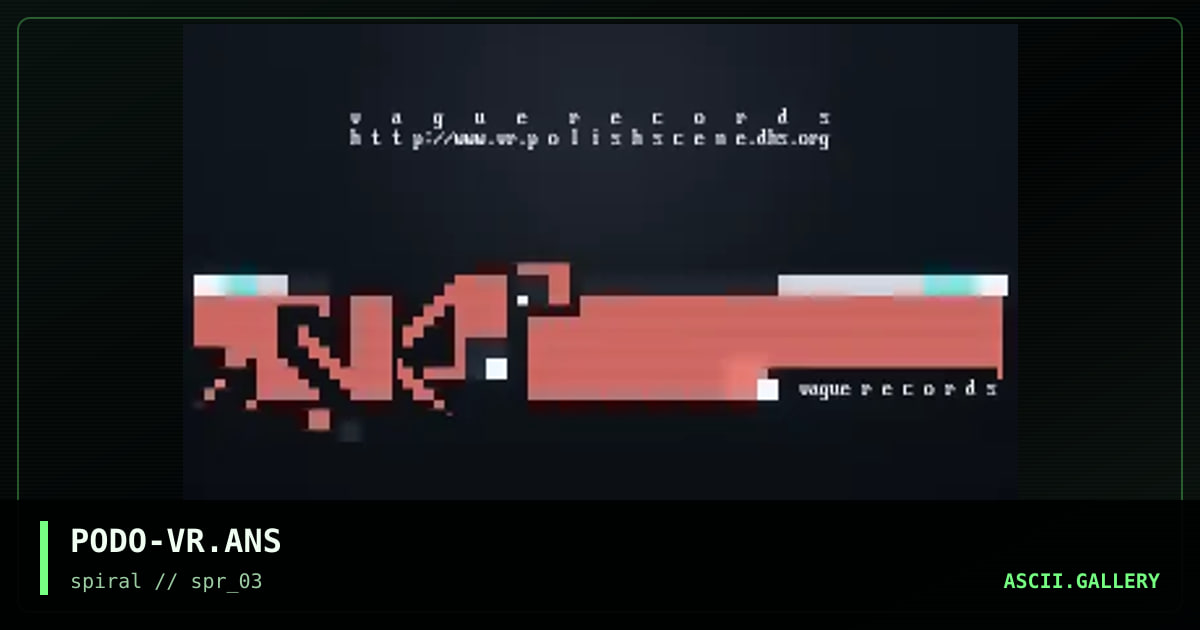PODO-VR.ANS, by podo, 2001