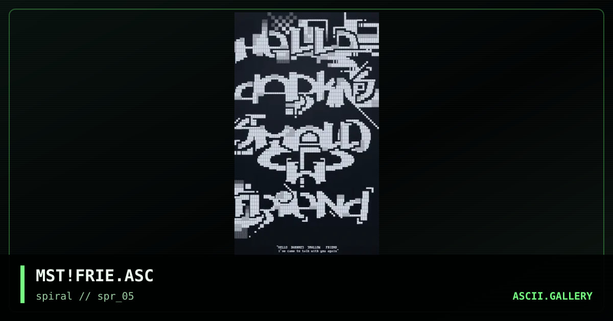 MST!FRIE.ASC, by mist, 2001