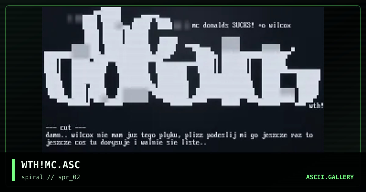 WTH!MC.ASC, by with, 2001