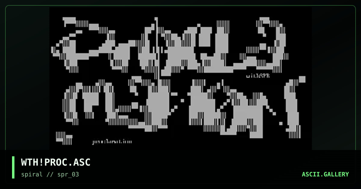 WTH!PROC.ASC, by with, 2001