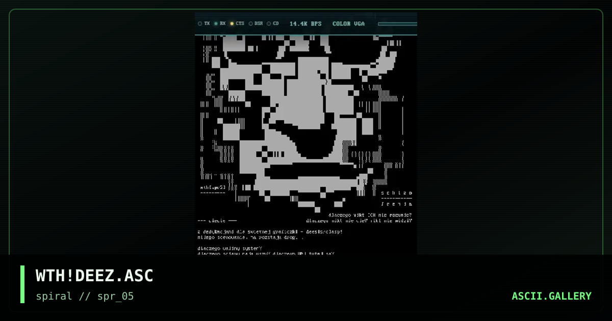 WTH!DEEZ.ASC, by with, 2001