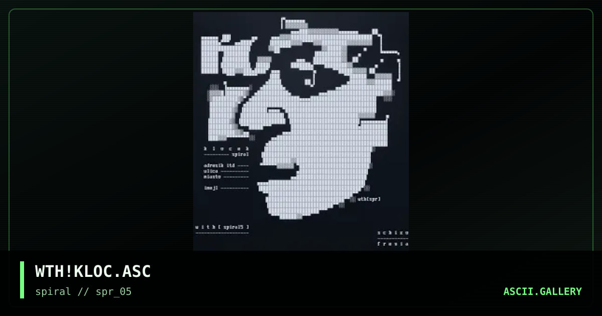 WTH!KLOC.ASC, by with, 2001