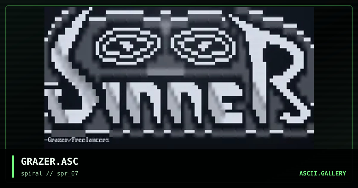 GRAZER.ASC, by grazer, 2002