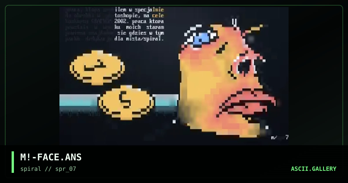M!-FACE.ANS, by mike, 2002