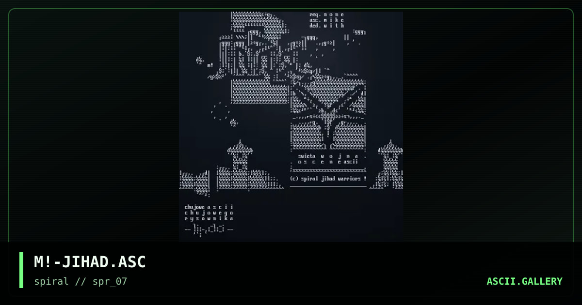 M!-JIHAD.ASC, by mike, 2002