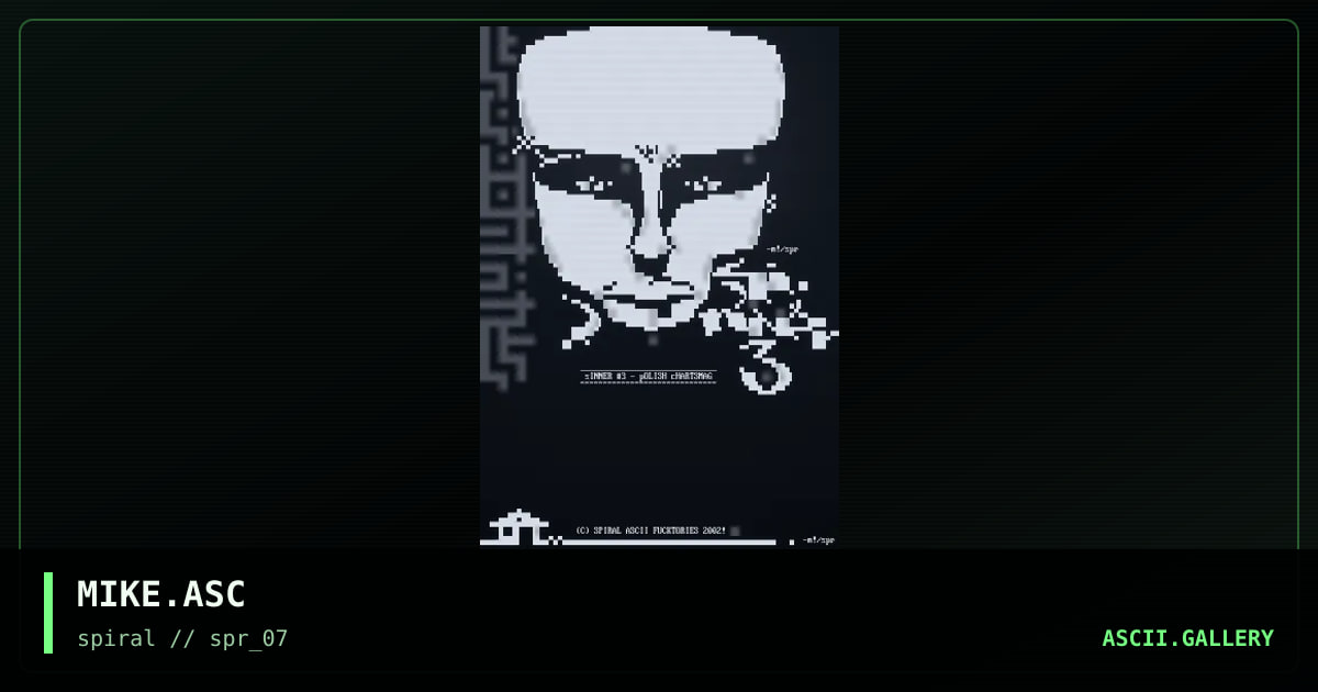 MIKE.ASC, by mike, 2002