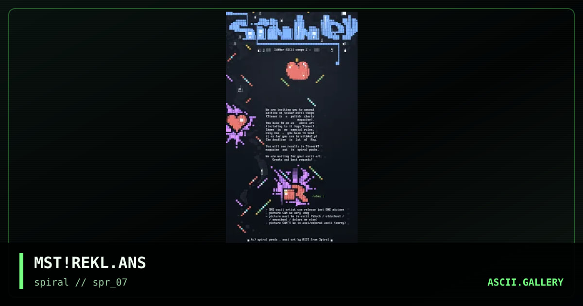MST!REKL.ANS, by mist, 2002