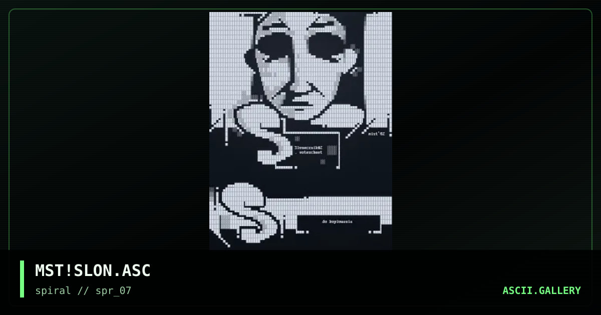 MST!SLON.ASC, by mist, 2002