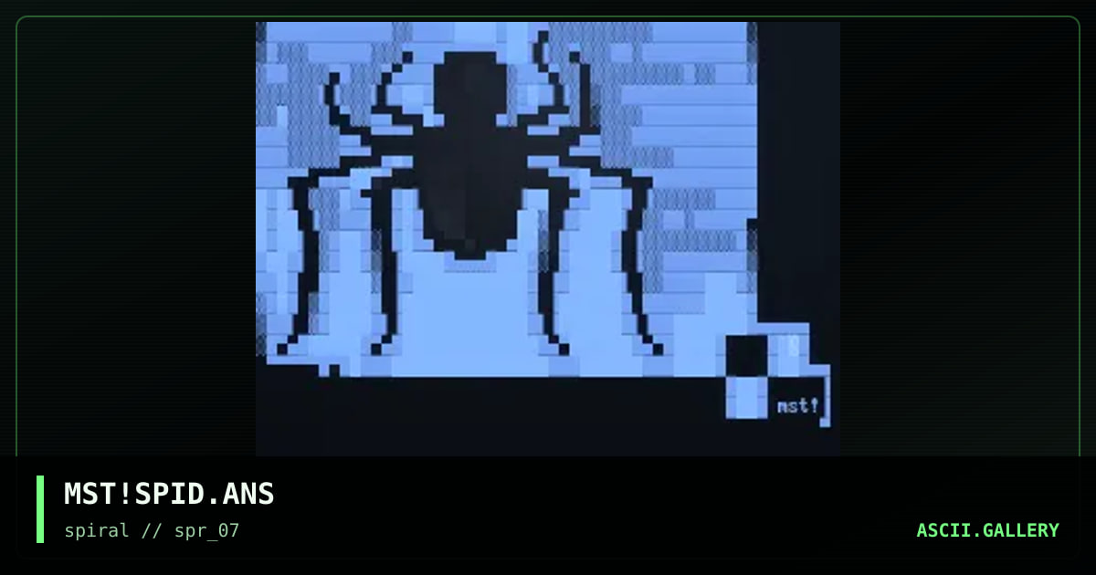 MST!SPID.ANS, by mist, 2002