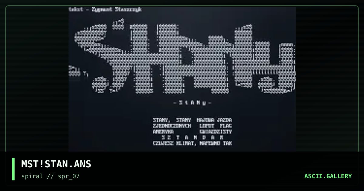 MST!STAN.ANS, by mist, 2002