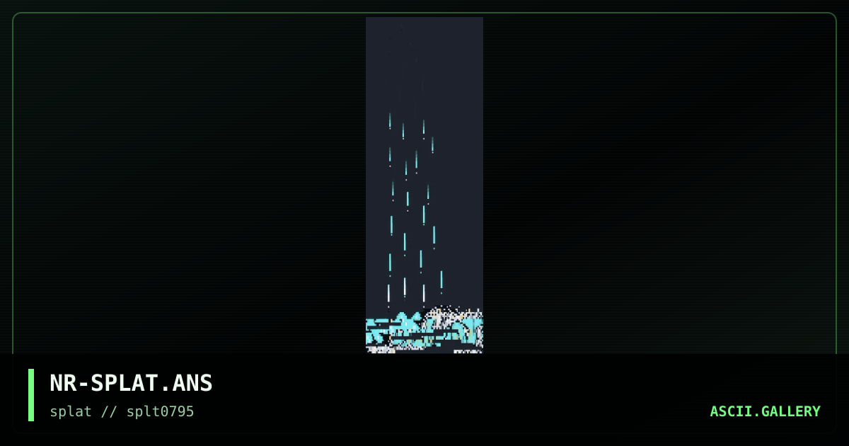 Splat Promo, by nero, 1995