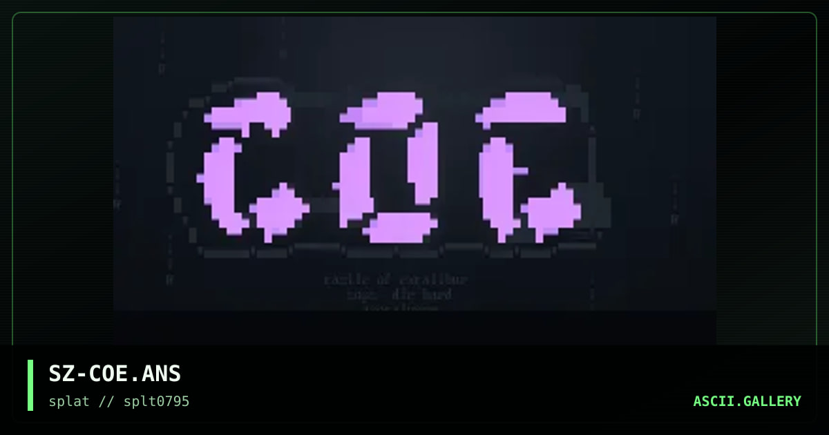 COE Ansi, by seize, 1995