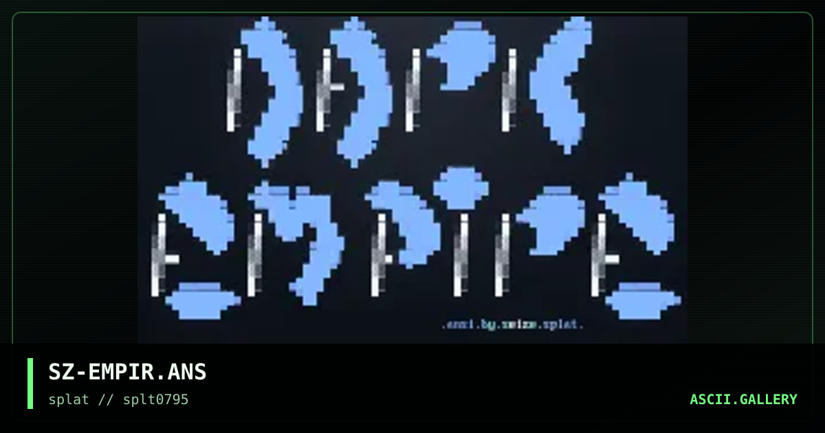Dark Empire, by seize, 1995