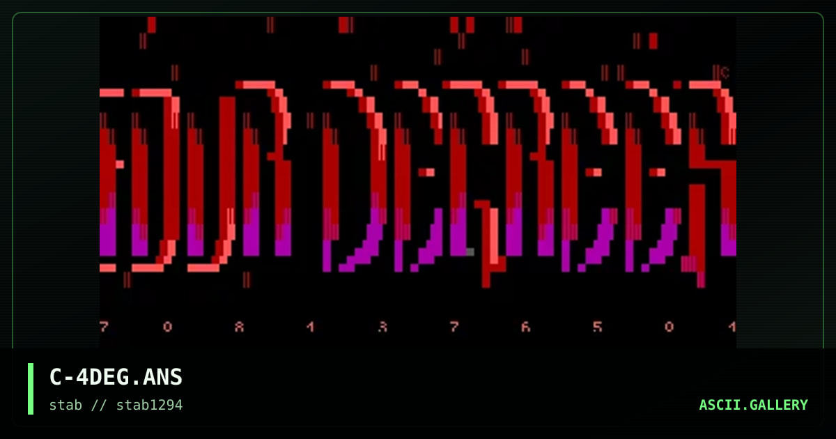 C-4DEG.ANS, by captin, 1994