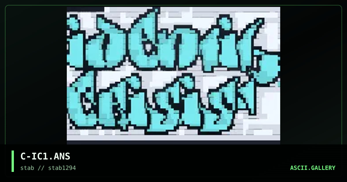 C-IC1.ANS, by captin, 1994