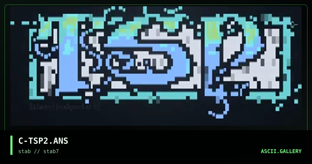C-TSP2.ANS, by captin, 1995