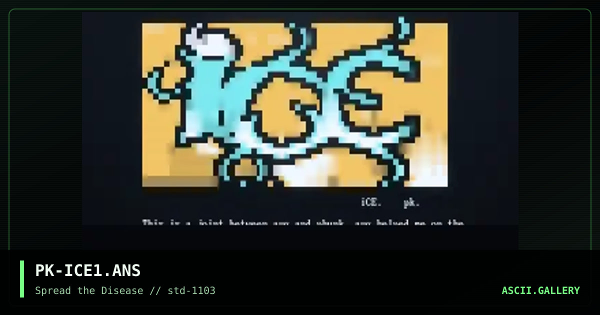 iCE Advertisements, by phunk, 2003