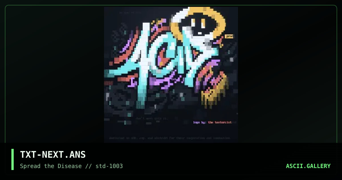 Acid Productions, by the textorcist, 2003