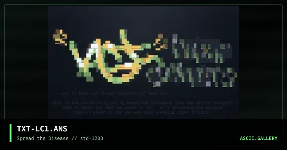 Elixir (LC SCREEN), by the textorcist, 2003