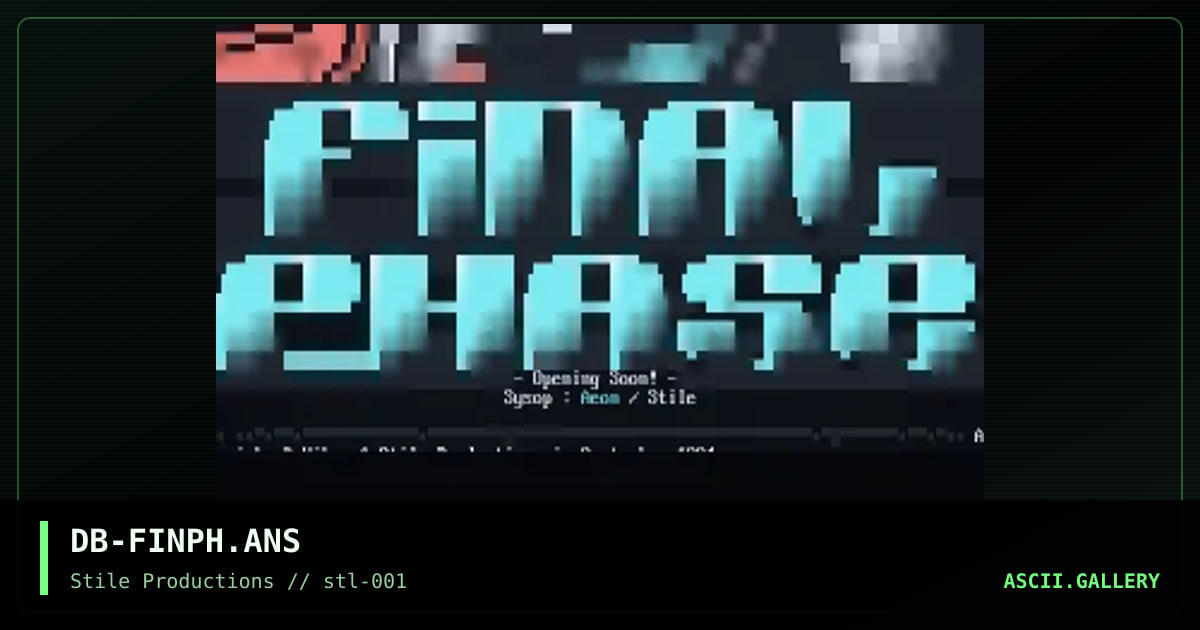 Final Phase, by d-vibe, 1994