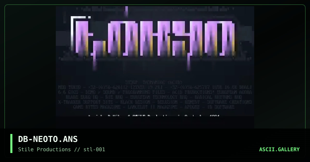 Neo Tokyo, by d-vibe, 1994