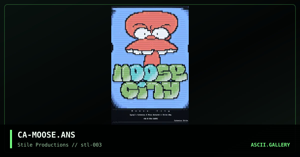 Moose City Logo, by catonica, 1995