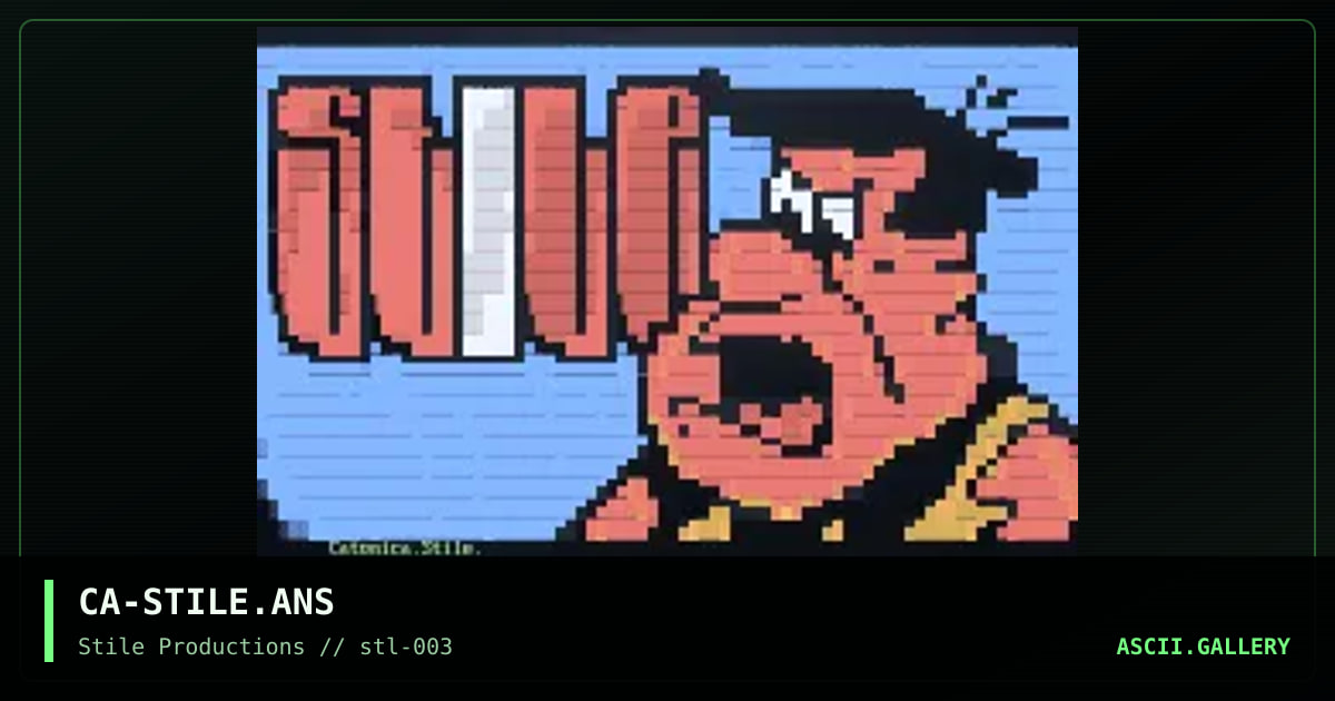 Stile Screen, by catonica, 1995