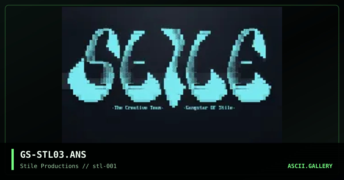 Stile - The Creative Team, by gangstar, 1994