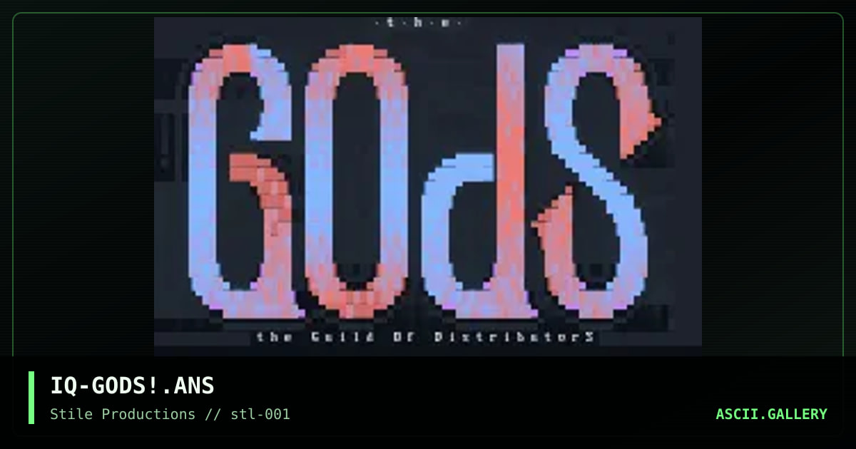 Guild Of Distributors, by ique, 1994