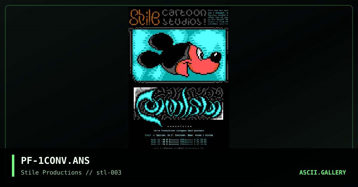 Convulsion Cart00n (Mickey Mouse), by pfezzyo, 1995