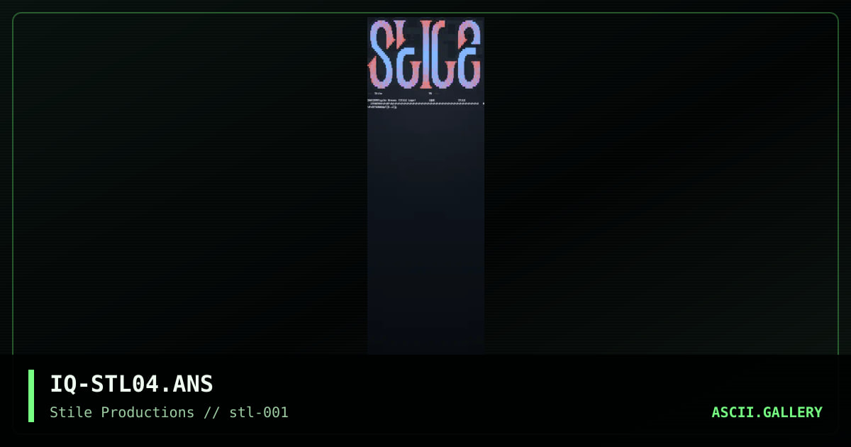 Stile, by ique, 1994