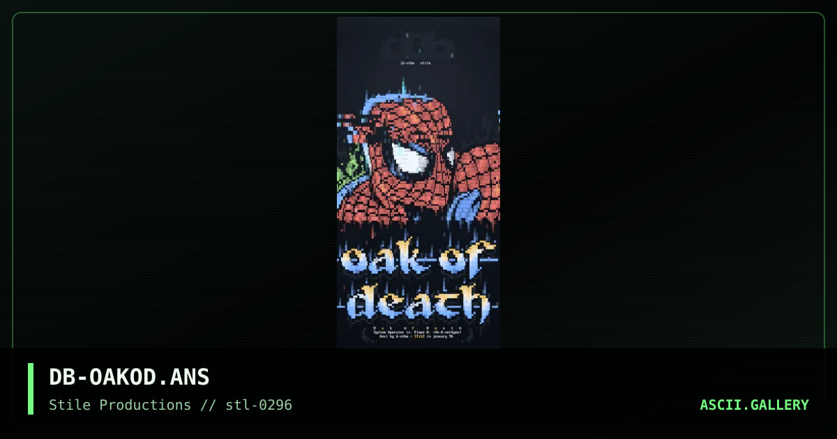 Oak Of Death, by d-vibe, 1996