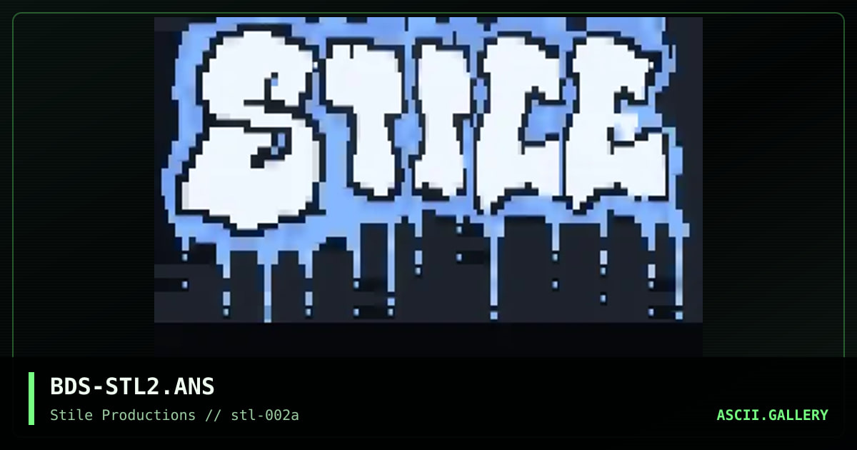Stile, by bad spirit, 1995