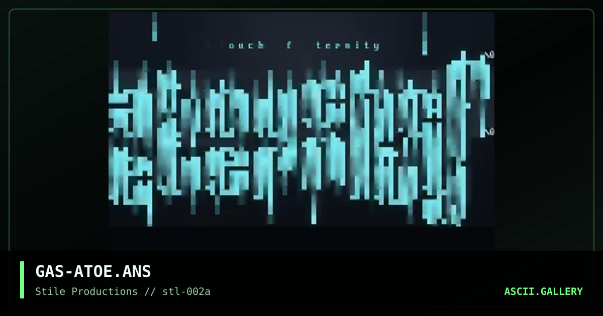 A Touch Of Eternity, by gangstar, 1995