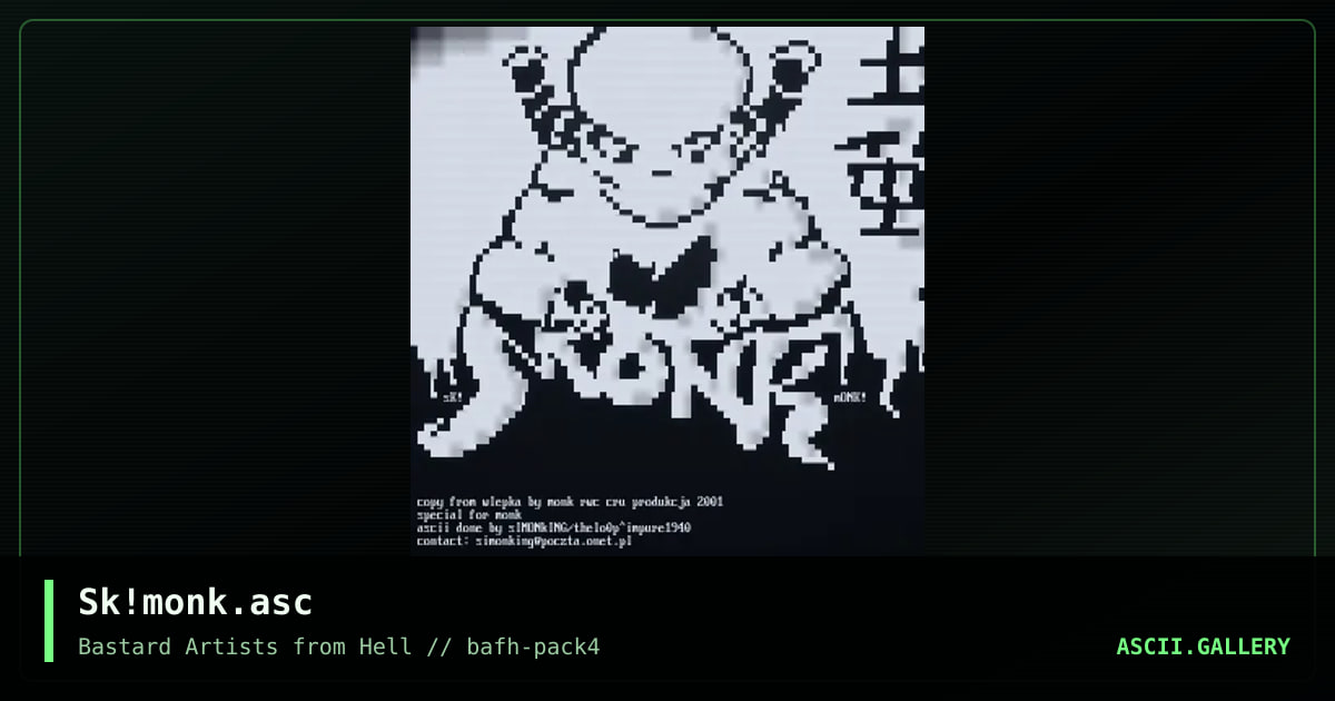 Sk!monk.asc, by simonking, 2002