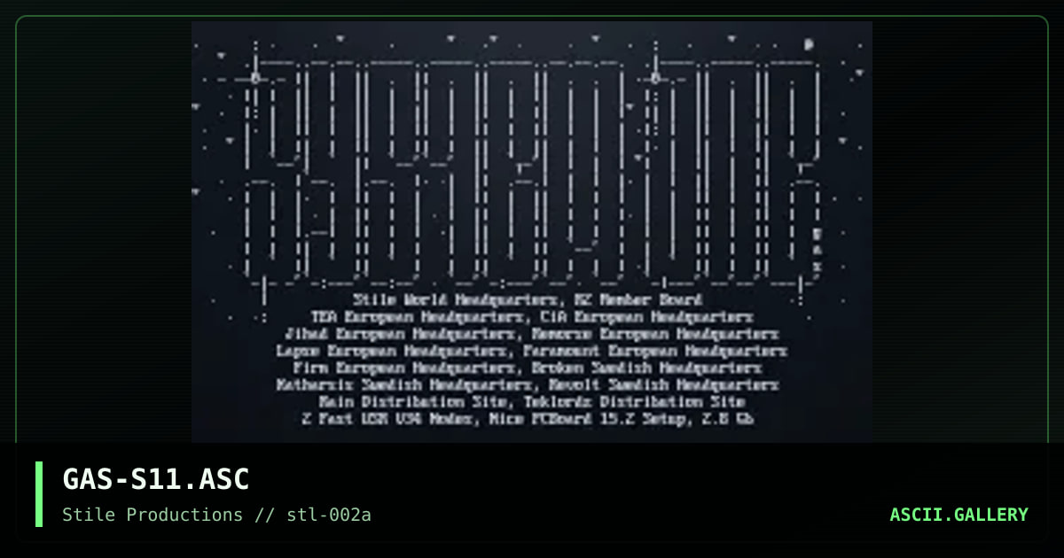 System One, by gangstar, 1995