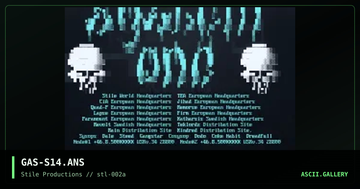 System One, by gangstar, 1995