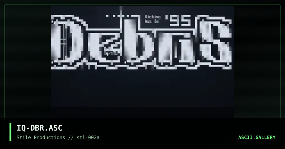 Debris, by ique, 1995