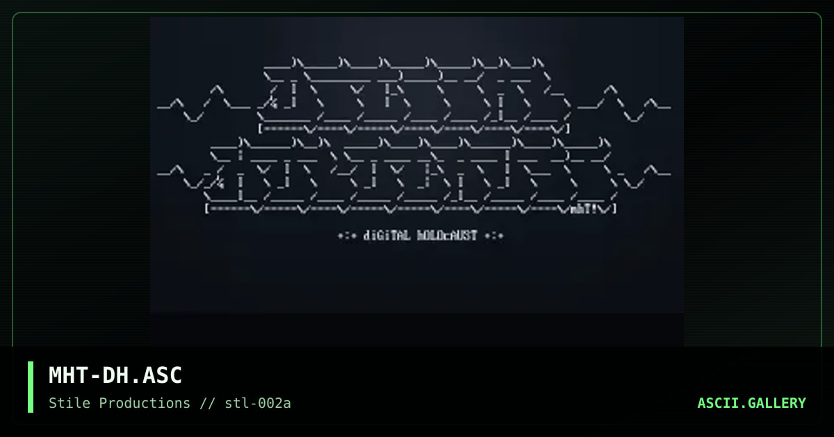 Digital Holocaust, by manhunter, 1995