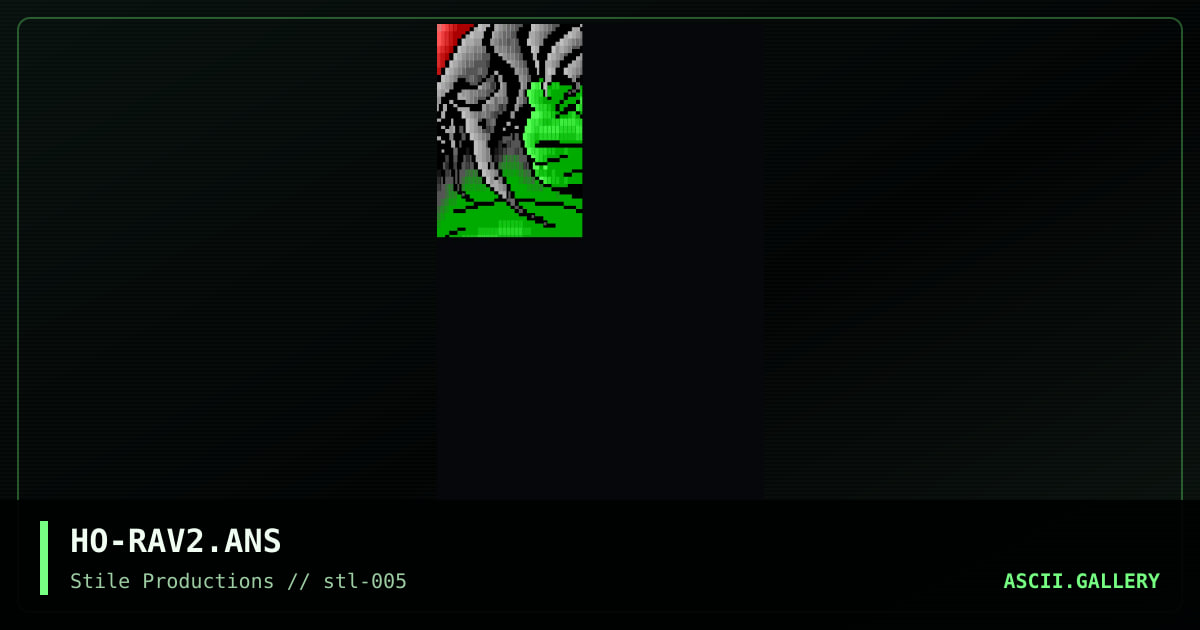 ravaged logo, by hoodoo, 1996