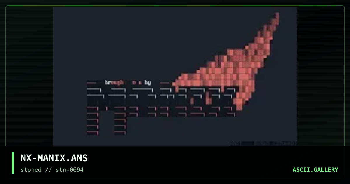 NX-MANIX.ANS, by nixus, 1994