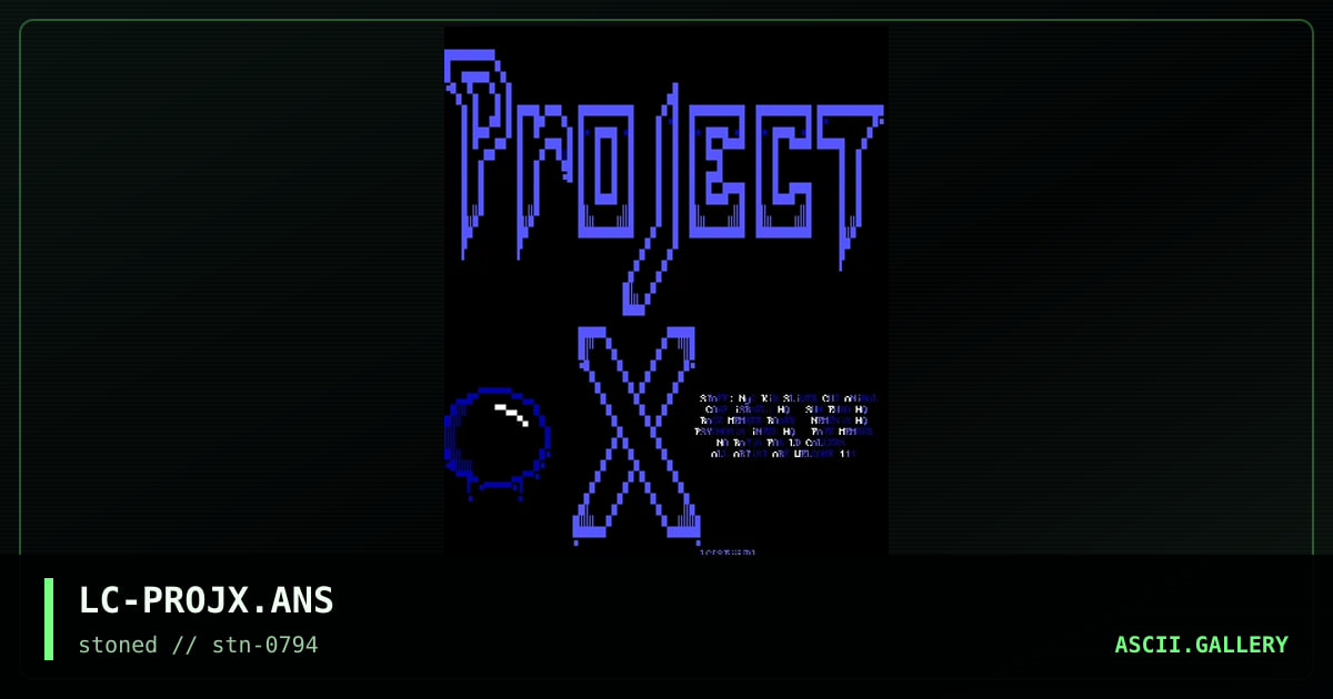 LC-PROJX.ANS, by luke cage, 1994