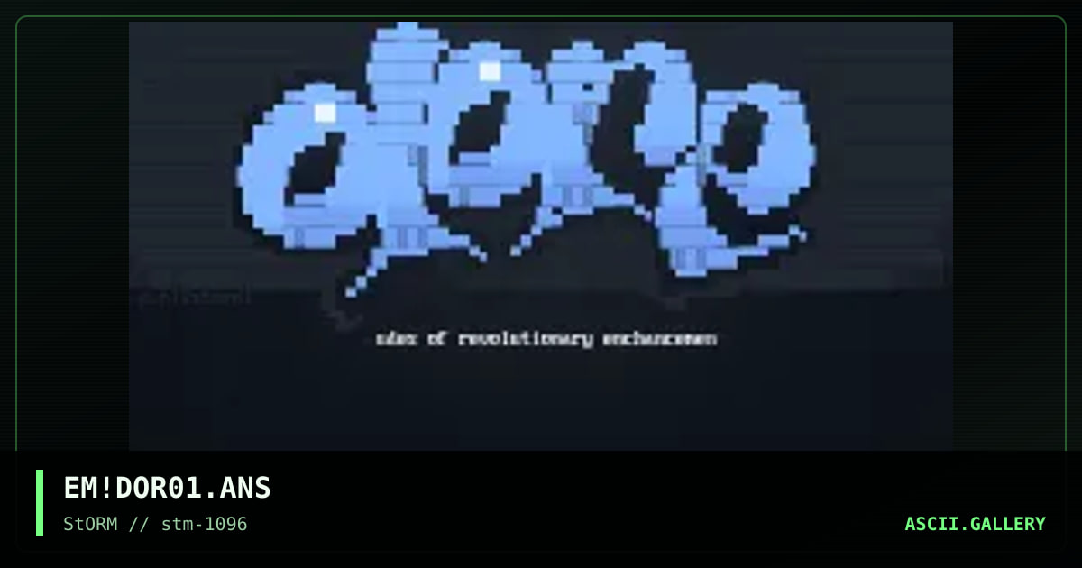 DoRE 1, by emberman, 1996
