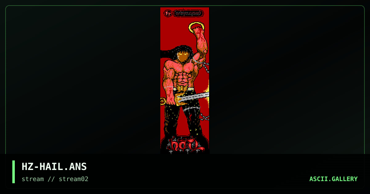 kings of metal / hail and kill, by horza, 1997