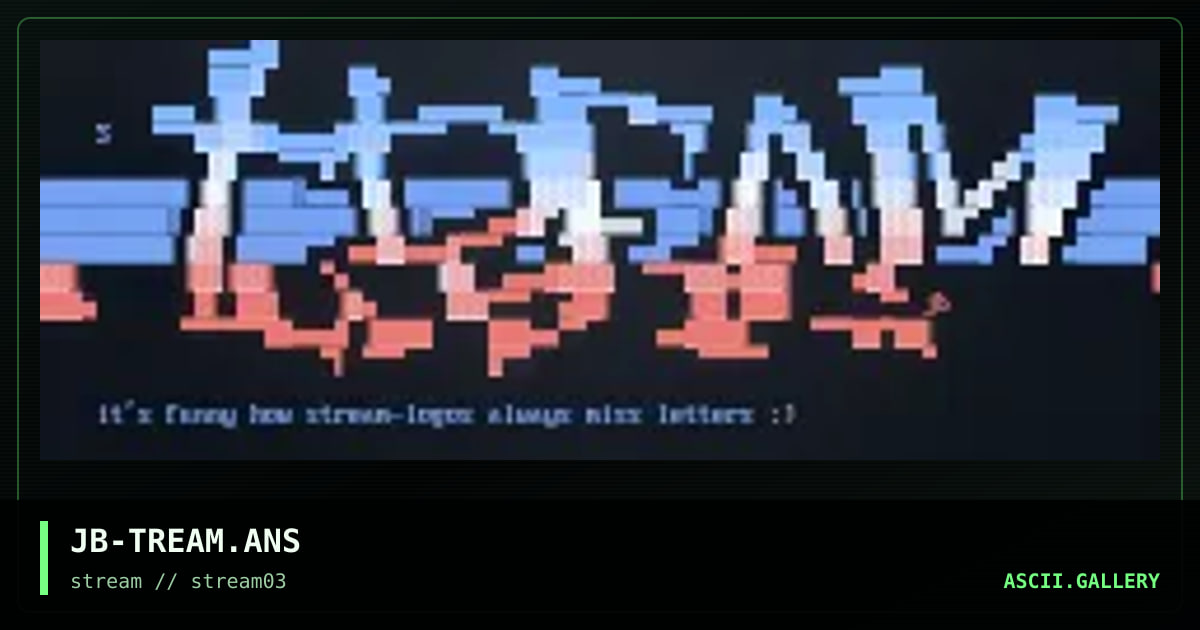 stream, by jab, 1997