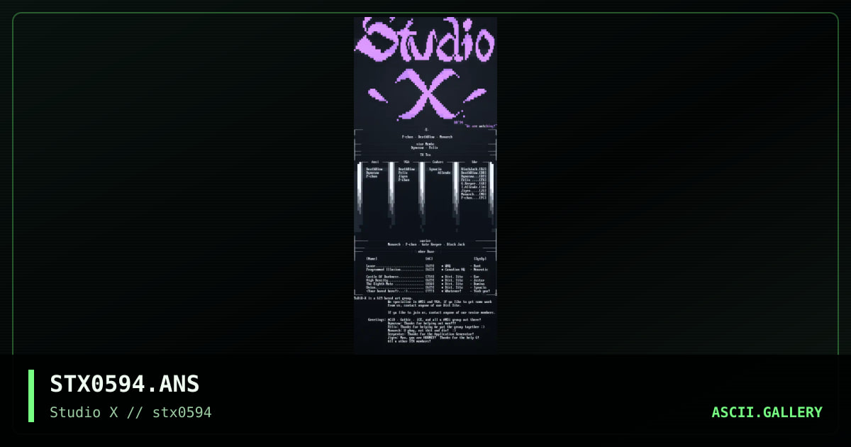 STX0594.ANS, by deathblow, studio-x, 1994