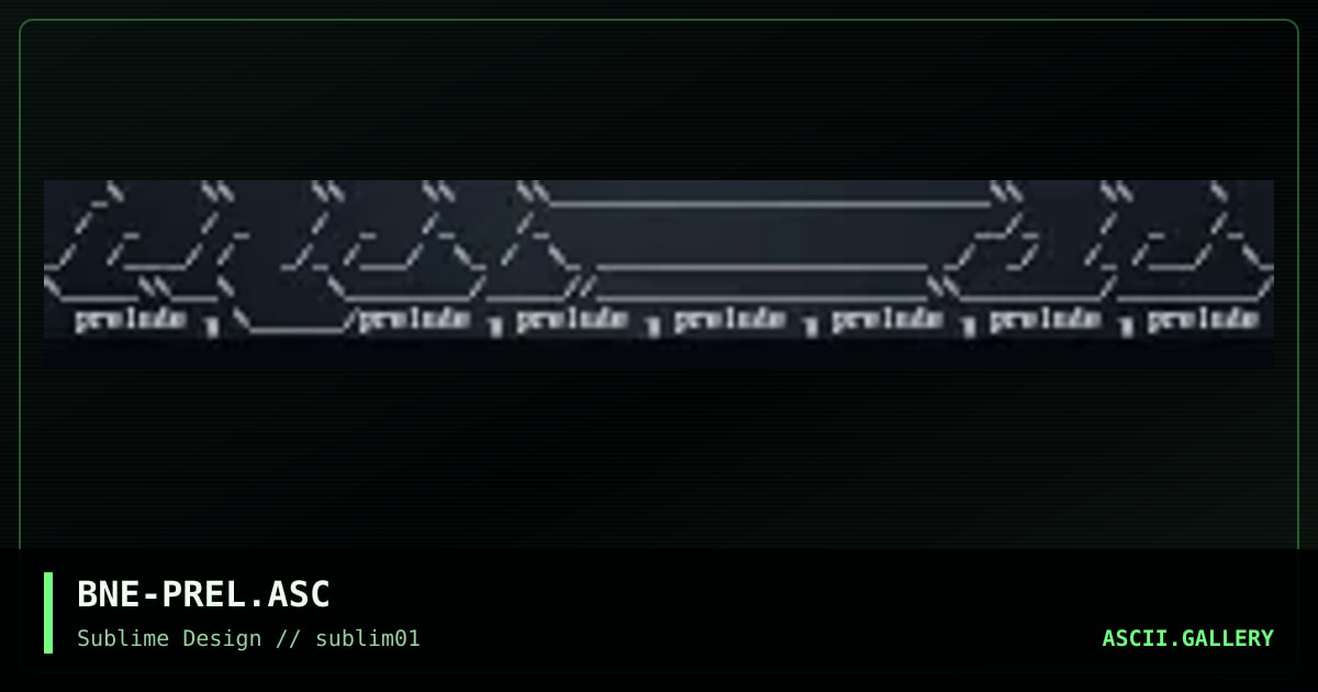 Prelude, by brane, 1999