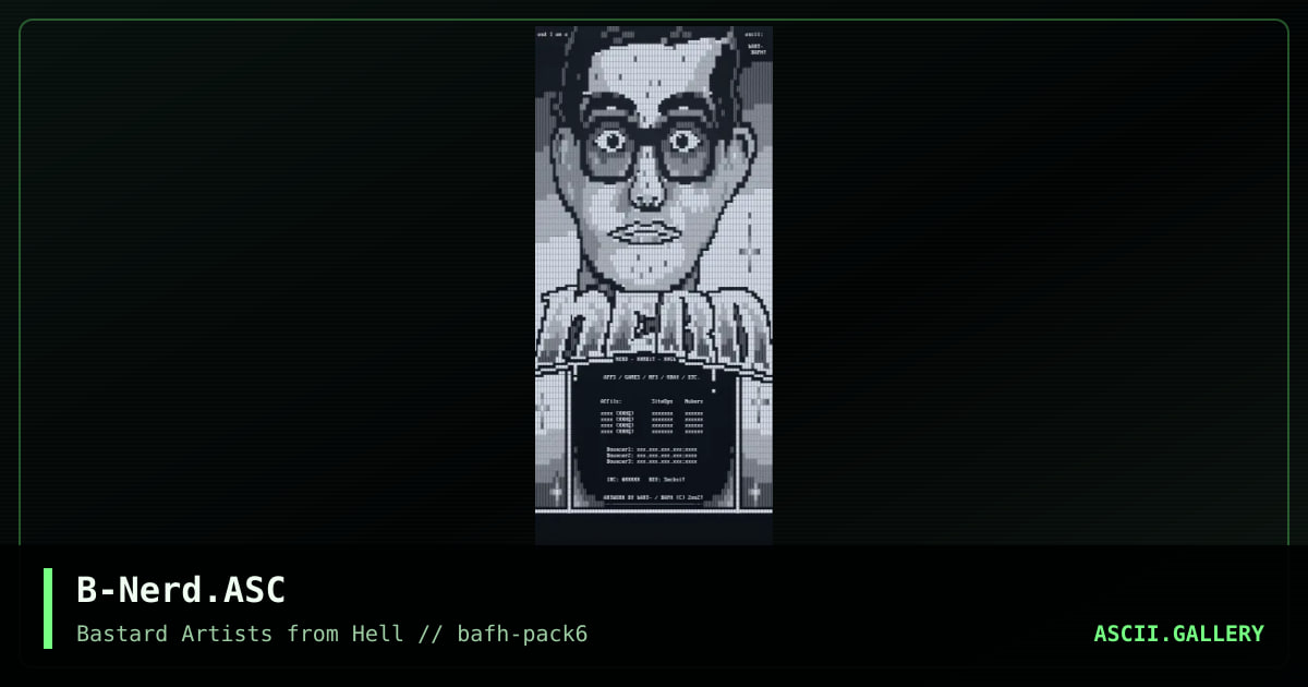 B-Nerd.ASC, by bart, 2002