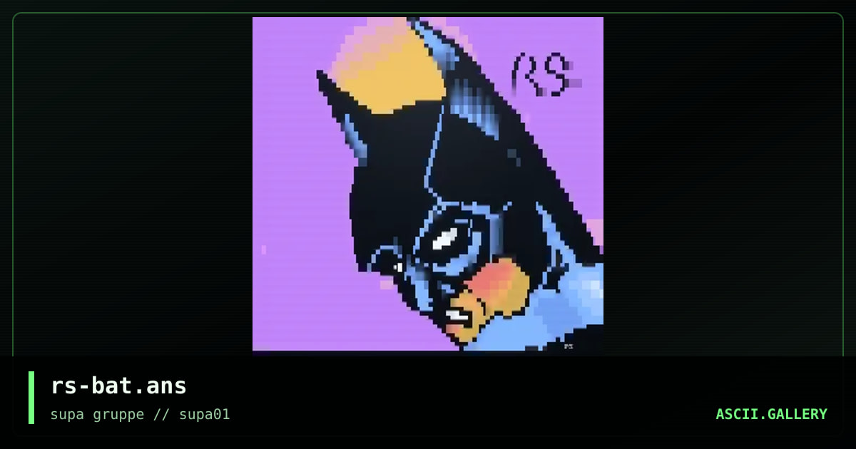rs-bat.ans, by rosetta stoned, 2006